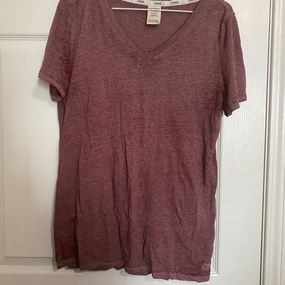 PINK Victoria's Secret Tops - PINK Victoria's Secret V-Neck Tee